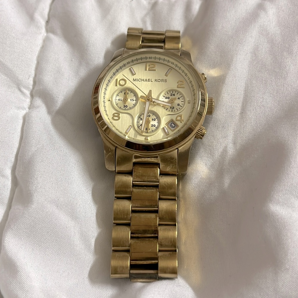 Michael Kors Watch Gold Lexington